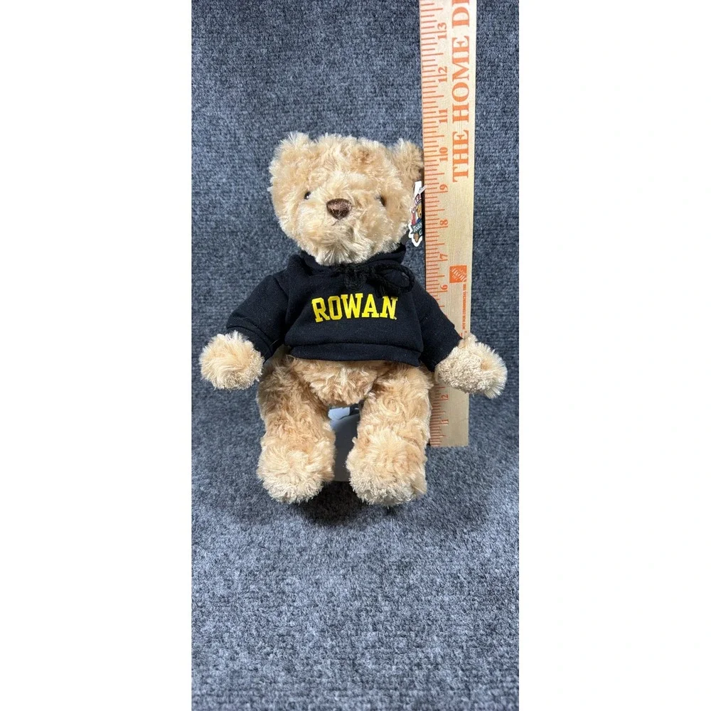 Chelsea Teddy Bear Co Rowan University Honey Bear Plush Black Hoodie 10 inch NWT